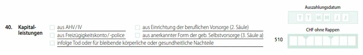 Säule 3a steuererklärung: wo eintragen, was, wann, wie? 7 Säule 3a steuererklärung erfassen bei auszahlung zürich